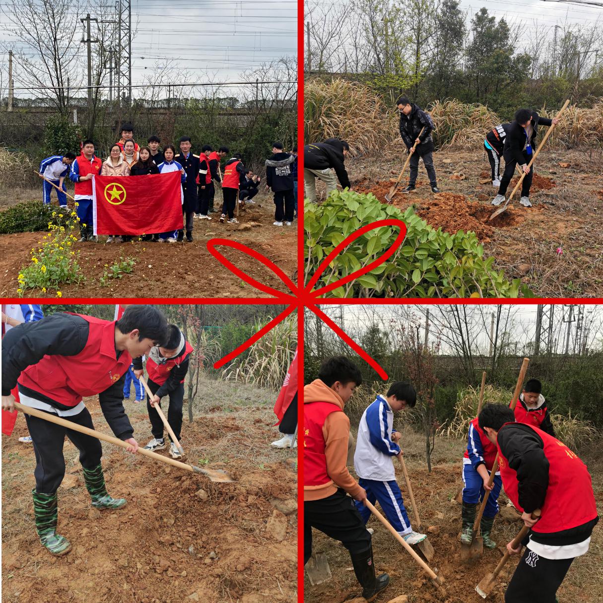 南昌向远轨道技术学校助力植树节，彰显向远力量